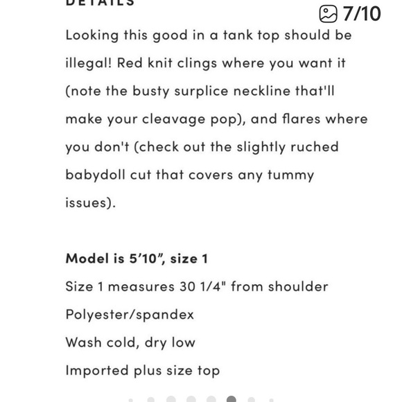 Torrid Red Surplice Poly Spandex Blend Babydoll Cocktail Tunic Top SZ 2X - Picture 7 of 9